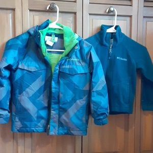 Boys winter Columbia jacket size 4/5